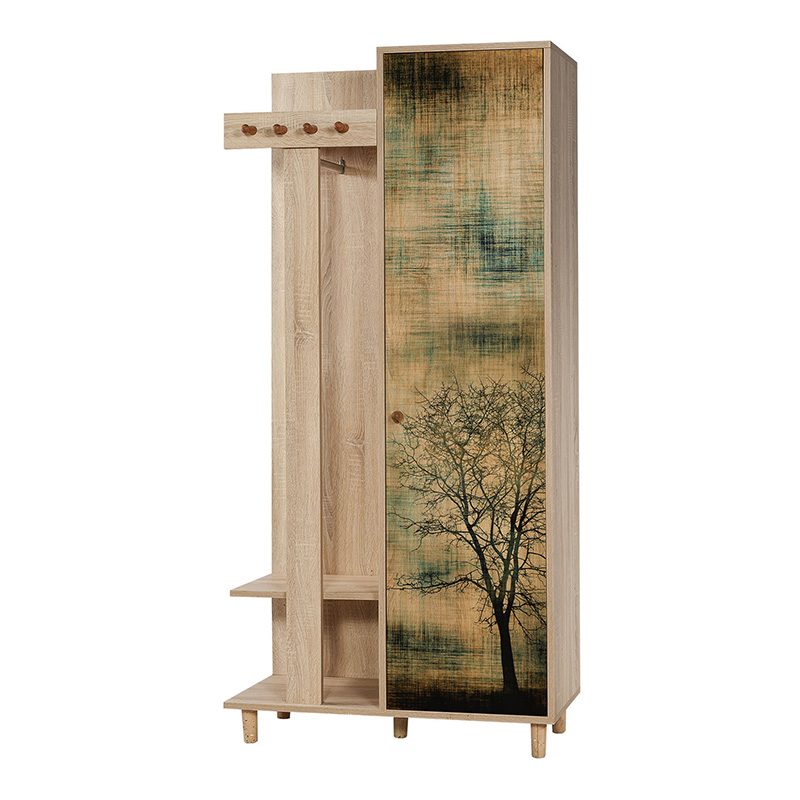 Έπιπλο Εισόδου Art Maison Ίμπρος - Sonoma (90x36x194εκ.)