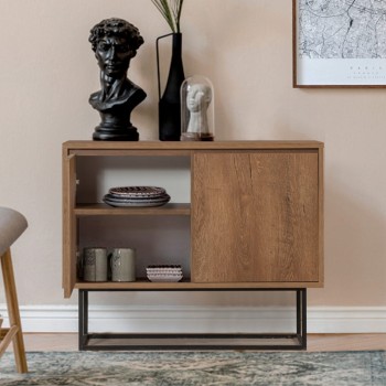 Κονσόλα Art Maison Γιανυσάδα - Walnut (90x36x72εκ.)