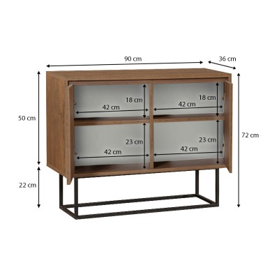 Κονσόλα Art Maison Γιανυσάδα - Walnut (90x36x72εκ.) Κονσόλα Art Maison Γιανυσάδα - Walnut (90x36x72εκ.)