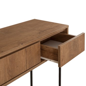 Κονσόλα Art Maison Δράπι - Walnut (120x36x90εκ.)