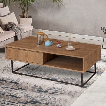 Τραπεζάκι σαλονιού Art Maison Γιανυσάδα - Walnut (120x60x43εκ.)