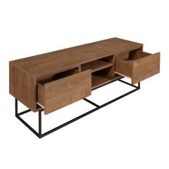 Έπιπλο τηλεόρασης Art Maison Γιανυσάδα - Walnut (140x40x50εκ.)