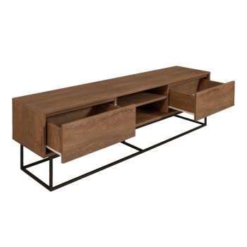 Έπιπλο τηλεόρασης Art Maison Γιανυσάδα - Walnut (180x40x50εκ.)