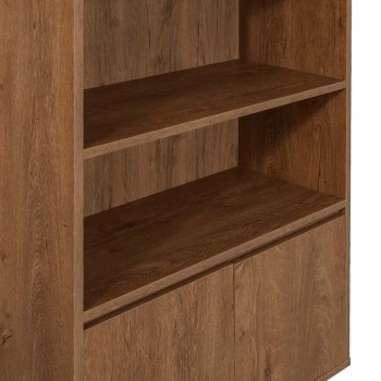 Βιβλιοθήκη Art Maison Γιανυσάδα - Walnut (80x36x182εκ.)