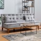 Καναπές - κρεβάτι τριθέσιος Art Maison Αλόννησος - Gray (180x80x78εκ.)