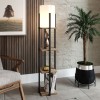 Φωτιστικό δαπέδου Art Maison Ελαία - Natural Black (21x21x135εκ.)