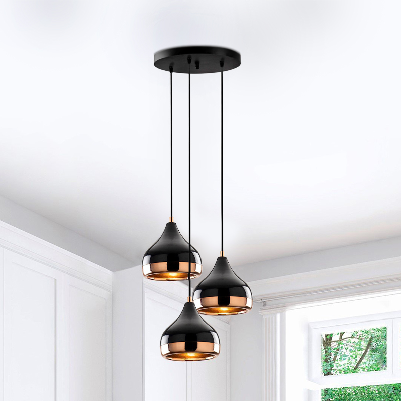 Φωτιστικό οροφής τρίφωτο Art Maison Ποταμός - Black Bronze (Φ37x111εκ.) Φωτιστικό οροφής τρίφωτο Art Maison Ποταμός - Black Bronze (Φ37x111εκ.)