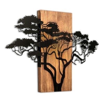 Διακοσμητικό τοίχου Art Maison Wendigo ξύλινο - μεταλλικό χρώμα καρυδί - μαύρο 90x3x58εκ. Διακοσμητικό τοίχου Art Maison Wendigo ξύλινο - μεταλλικό χρώμα καρυδί - μαύρο 90x3x58εκ.
