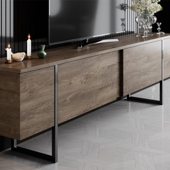 Έπιπλο τηλεόρασης Art Maison Lux - Whallnut (180x30x50εκ.)