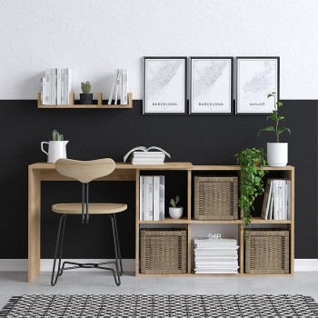 ΓΡΑΦΕΙΟ ART MAISON FRIBURGO - NATURAL (145x45x74εκ.)