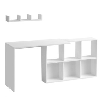 ΓΡΑΦΕΙΟ ART MAISON SANTAREM - WHITE (145x45x74εκ.)