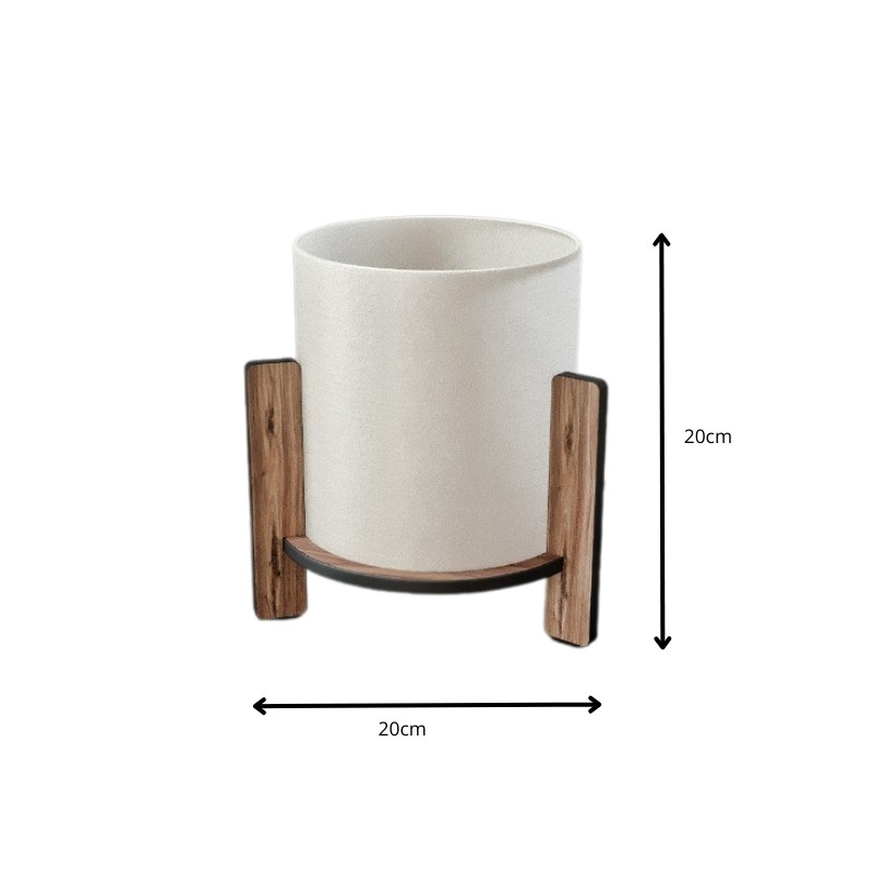Φωτιστικό επιτραπέζιο Art Maison Miwa E27 Mdf χρώμα καρυδί - κρεμ Ø20x20εκ. Φωτιστικό επιτραπέζιο Art Maison Miwa E27 Mdf χρώμα καρυδί - κρεμ Ø20x20εκ.