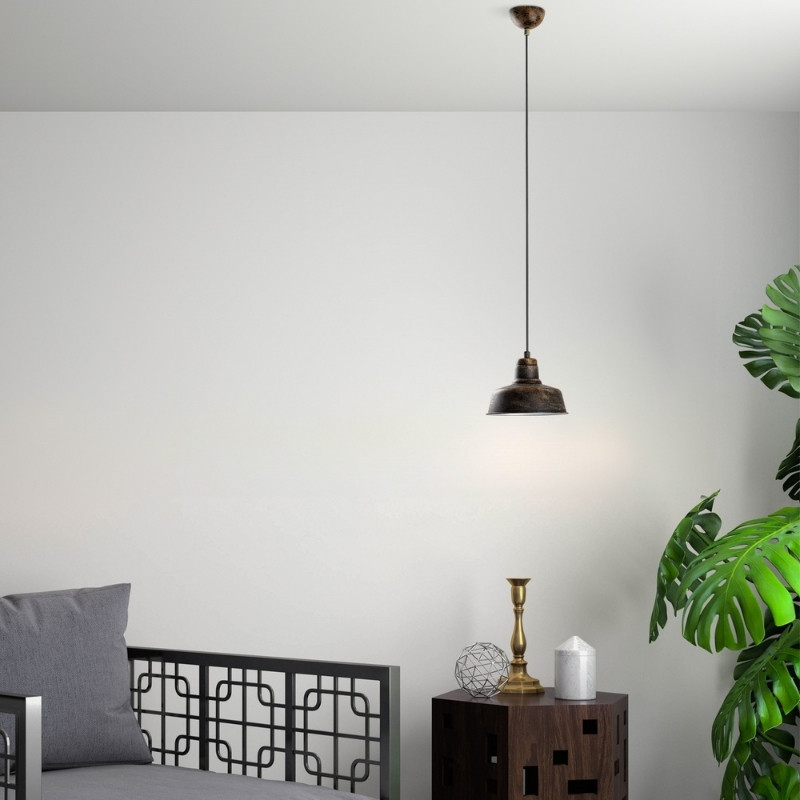Φωτιστικό οροφής Art Maison Misu E27 μεταλλικό μονόφωτο χρώμα χάλκινο vintage Ø19x108εκ. Φωτιστικό οροφής Art Maison Misu E27 μεταλλικό μονόφωτο χρώμα χάλκινο vintage Ø19x108εκ.