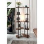 Φωτιστικό δαπέδου Art Maison Boa MDF - PVC ύφασμα χρώμα καρυδί - μαύρο 65x35x150εκ.