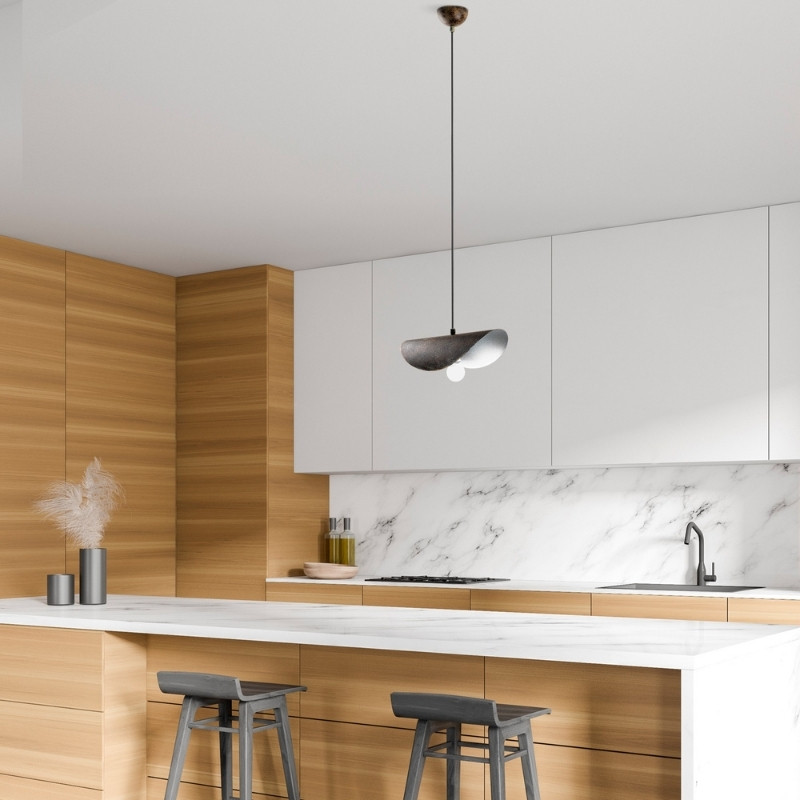Φωτιστικό οροφής Art Maison Emi E27 μεταλλικό μονόφωτο χρώμα χάλκινο vintage 30x20x106εκ. Φωτιστικό οροφής Art Maison Emi E27 μεταλλικό μονόφωτο χρώμα χάλκινο vintage 30x20x106εκ.