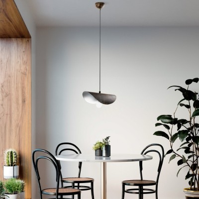 Φωτιστικό οροφής Art Maison Emi E27 μεταλλικό μονόφωτο χρώμα χάλκινο vintage 30x20x106εκ. Φωτιστικό οροφής Art Maison Emi E27 μεταλλικό μονόφωτο χρώμα χάλκινο vintage 30x20x106εκ.