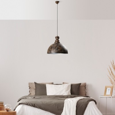 Φωτιστικό οροφής Art Maison Gypsy E27 μεταλλικό μονόφωτο χρώμα χάλκινο vintage Ø40x134εκ. Φωτιστικό οροφής Art Maison Gypsy E27 μεταλλικό μονόφωτο χρώμα χάλκινο vintage Ø40x134εκ.