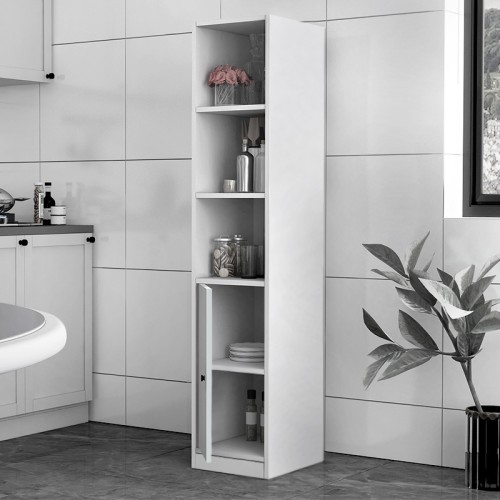 Ντουλάπι κουζίνας - μπάνιου με ράφια και ντουλάπι Art Maison Αποικία - White (33,6x40x166,8εκ.)