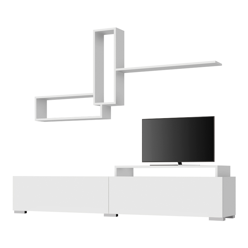 Σύνθεση τηλεόρασης Art Maison Ασκανιά - White (180x37x47εκ.)