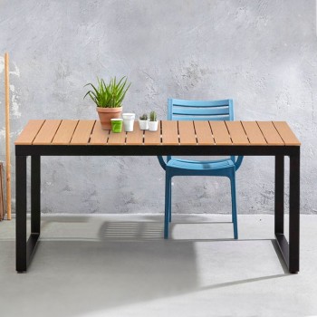 Τραπέζι Κήπου Art Maison Δέτης - Black Walnut (180x92x75εκ.)