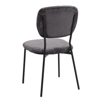 Σετ τραπεζαρία 5τμχ Art Maison Capone χρώμα φυσικό οξιάς - γκρι Ø100x78εκ.