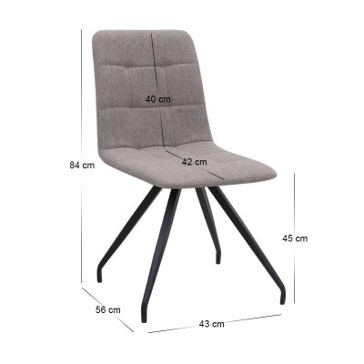 Σετ τραπεζαρία 5τμχ Art Maison Byron χρώμα φυσικό οξιάς - ανοιχτό μπεζ Ø100x78εκ.