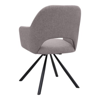 Σετ τραπεζαρία 5τμχ Art Maison Camie χρώμα φυσικό οξιάς - ανοιχτό μπεζ Ø100x78εκ.