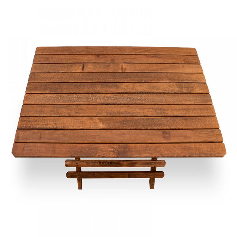 Σετ τραπεζαρία κήπου Art Maison Ναυάγια - Ecru Walnut (80x60εκ.)