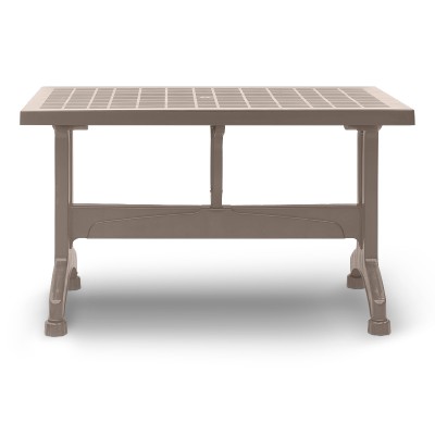 Σετ τραπεζαρία κήπου Art Maison Piglet  5τμχ πολυπροπυλενίου τραπέζι 140x70 - πολυθρόνα recycled χρώμα cappuccino