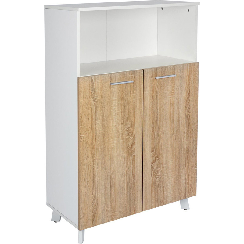 Ντουλάπι γραφείου Art Maison Ilia - White Natural (80x40x125εκ.) Ντουλάπι γραφείου Art Maison Ilia - White Natural (80x40x125εκ.)