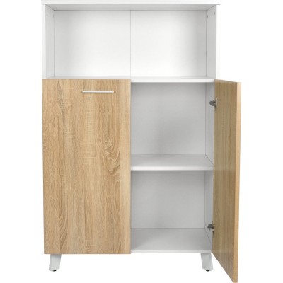Ντουλάπι γραφείου Art Maison Ilia - White Natural (80x40x125εκ.) Ντουλάπι γραφείου Art Maison Ilia - White Natural (80x40x125εκ.)