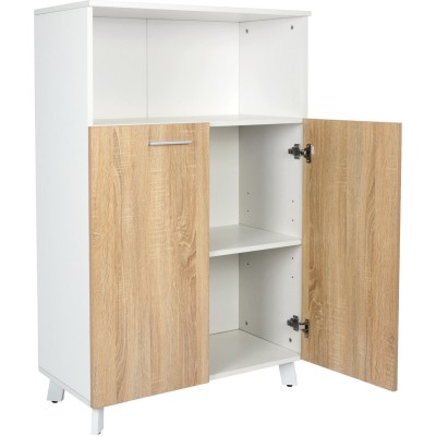 Ντουλάπι γραφείου Art Maison Ilia - White Natural (80x40x125εκ.) Ντουλάπι γραφείου Art Maison Ilia - White Natural (80x40x125εκ.)
