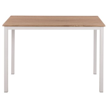 ΤΡΑΠΕΖΙ ΤΡΑΠΕΖΑΡΙΑΣ ART MAISON WATCHDOG 110X70Χ76, SONOMA, ΛΕΥΚΑ ΠΟΔΙΑ