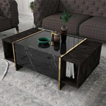 Τραπεζάκι Σαλονιού Art Maison Ζένια - Black (104x60x37,3εκ.) Τραπεζάκι Σαλονιού Art Maison Ζένια - Black (104x60x37,3εκ.)