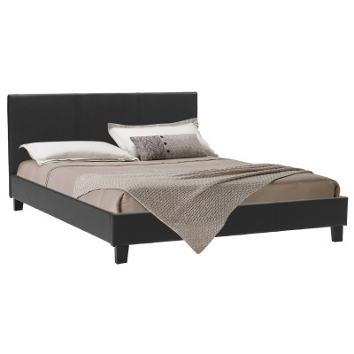 Κρεβάτι Art Maison Combee διπλό 150x200 PU χρώμα μαύρο ματ Κρεβάτι Art Maison Combee διπλό 150x200 PU χρώμα μαύρο ματ