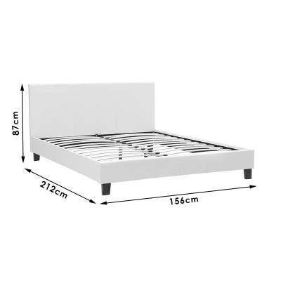 Κρεβάτι Art Maison Combee διπλό 150x200 PU χρώμα μαύρο ματ Κρεβάτι Art Maison Combee διπλό 150x200 PU χρώμα μαύρο ματ