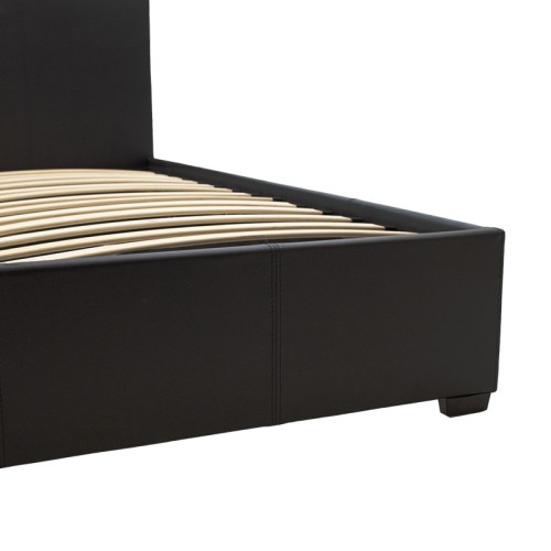 Κρεβάτι με αποθηκευτικό χώρο Art Maison Brescia - Black (Για Στρώμα 160x200εκ.)