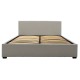 Κρεβάτι με αποθηκευτικό χώρο Art Maison Brescia - Gray (Για Στρώμα 160x200εκ.)