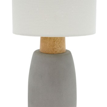 Επιτραπέζιο φωτιστικό Art Maison Novara - White Gray (Φ22,8x50,8εκ.)