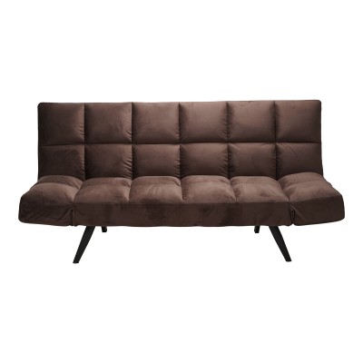 Καναπές - κρεβάτι 3θέσιος Art Maison Akio βελούδο καφέ 181x81x86εκ