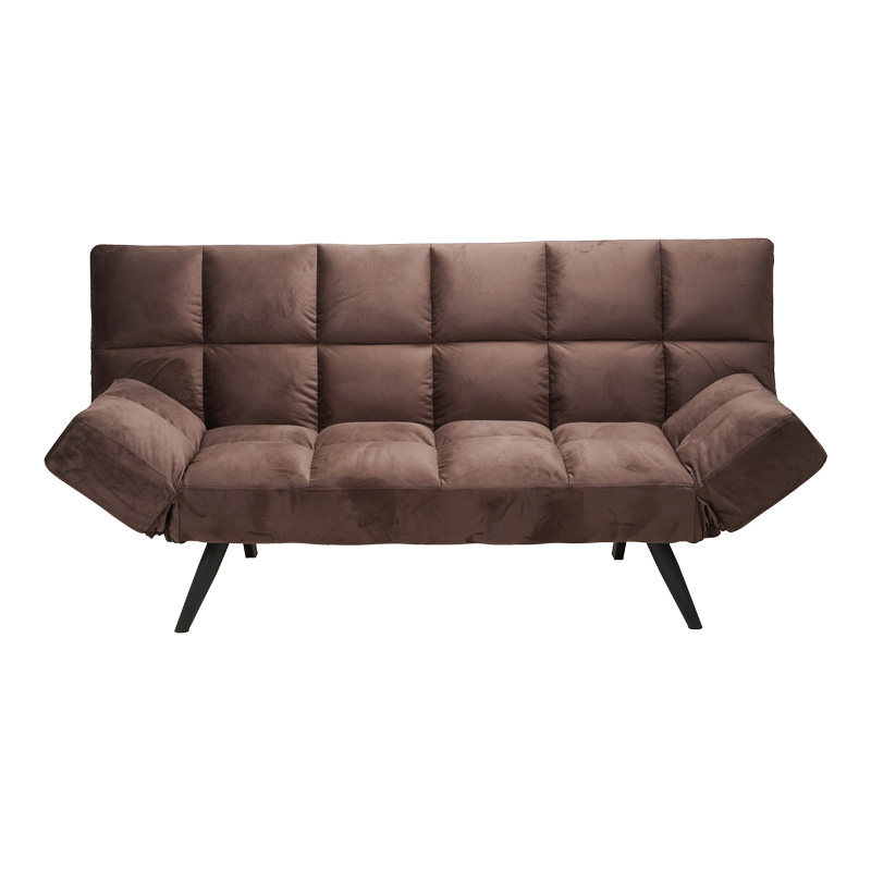 Καναπές - κρεβάτι 3θέσιος Art Maison Akio βελούδο καφέ 181x81x86εκ
