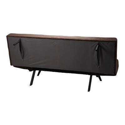 Καναπές - κρεβάτι 3θέσιος Art Maison Akio βελούδο καφέ 181x81x86εκ