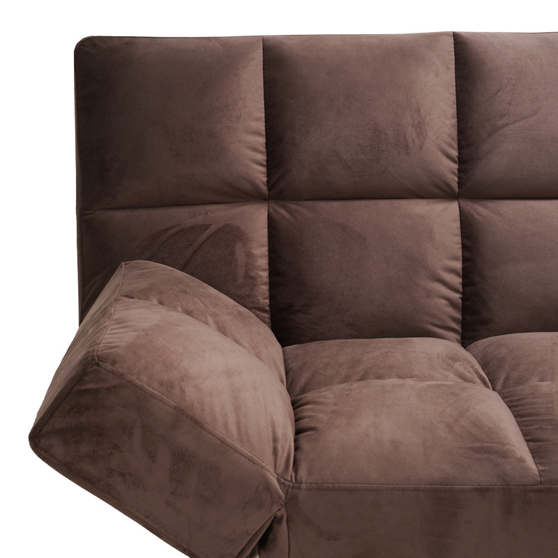 Καναπές - κρεβάτι 3θέσιος Art Maison Akio βελούδο καφέ 181x81x86εκ