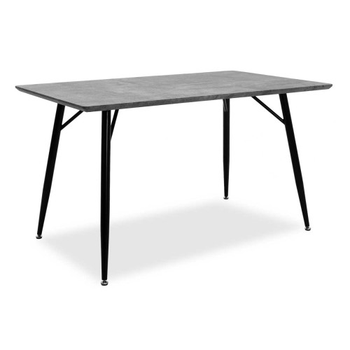 Τραπέζι Art Maison Bardi - Gray Black (130x80x75,5εκ)