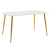 Τραπέζι τραπεζαρίας Art Maison Oceanside - White Marble Gold (150x80x75εκ.)