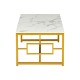 Τραπέζι σαλονιού Art Maison Μολφέτα - White (120x60x44εκ)
