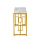 Κονσόλα Art Maison Οριστάνο - Gold White (120x40x71.5εκ)