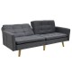 Καναπές κρεβάτι τριθέσιος Art Maison Πάδοβα - Charcoal (198x87x76εκ)