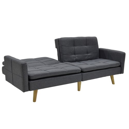 Καναπές κρεβάτι τριθέσιος Art Maison Πάδοβα - Charcoal (198x87x76εκ)