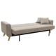 Καναπές κρεβάτι τριθέσιος Art Maison Γένοβα - Beige Brown (214x80x86εκ)